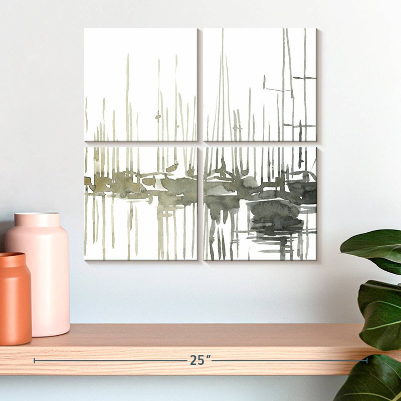 Mehar Early Morning Wharf I, 18" H x 18" W