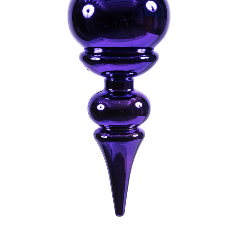 Ornement de Noël 14 po faîteau, Mauve