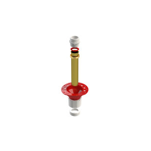 One-Piece PVC Freestanding Tub Drain Rough-In