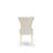 9 Piece Dining Table Set Includes a Rectangle Dinner Table with Butterfly Leaf and 8 Doeskin Linen Fabric Parson Dining Chairs, Linen White-743678071-743678070-743678069