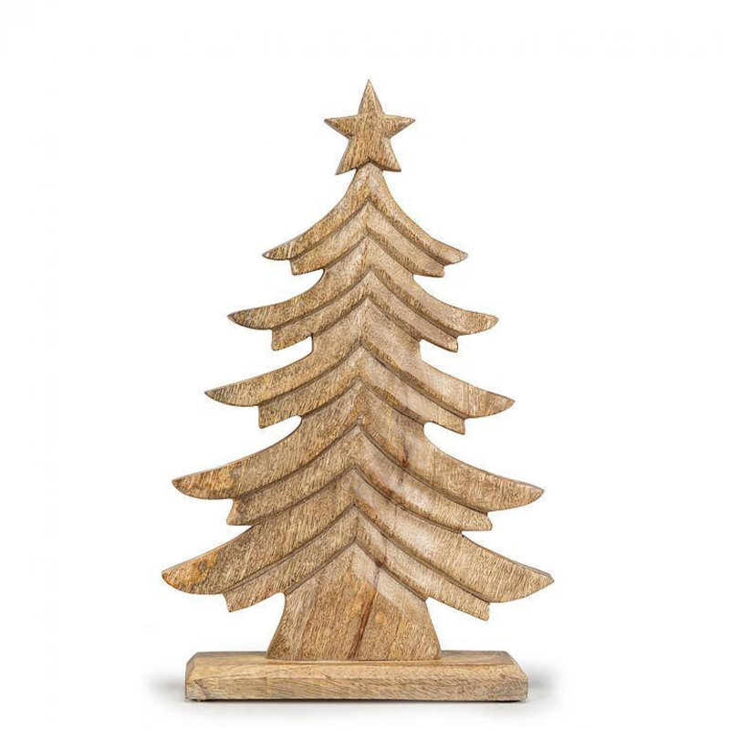 Carved Tree On A Base Figurine