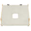 Lit de cabane en bois avec tente de jeu en tissu et guirlande lumineuse suspendue, blanc