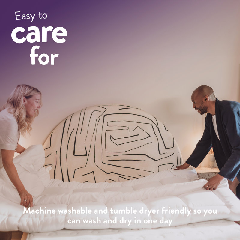Sleep Soundly Climate Control Extra Deep 10cm Mattress Topper, Single (3')