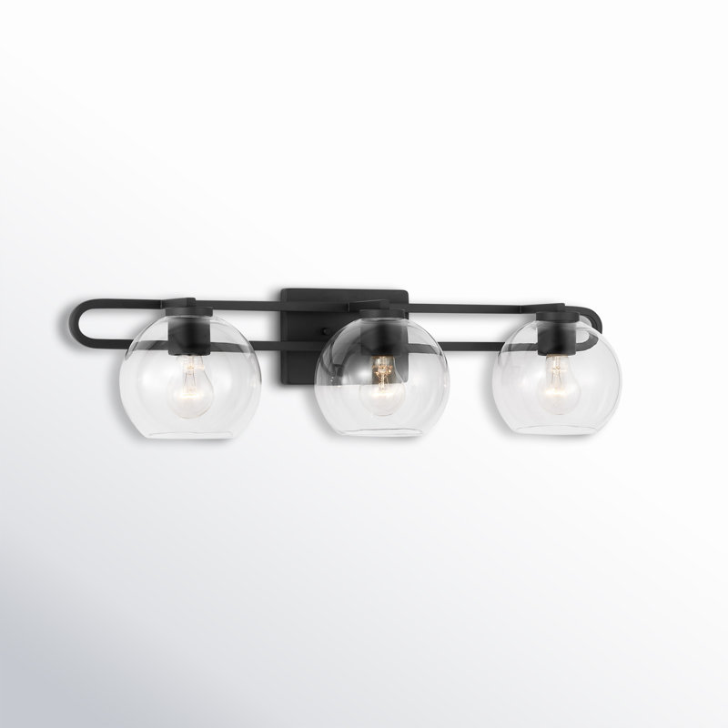 Eveline 3 - Light Dimmable Vanity Light, Midnight Black