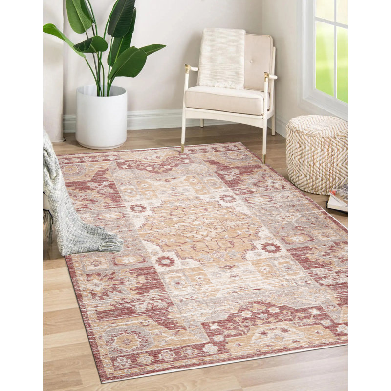 Bentzel Oriental Indoor / Outdoor Rug, Rectangle 7'10" x 9'10"