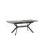 Pagano Extendable Metal Base Dining Table