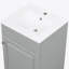 Meuble-lavabo de salle de bain avec lavabo, armoire de rangement avec tablette réglable-1237819853