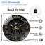 Horloge murale Spider