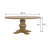 Melida Round Solid Wood Dining Table