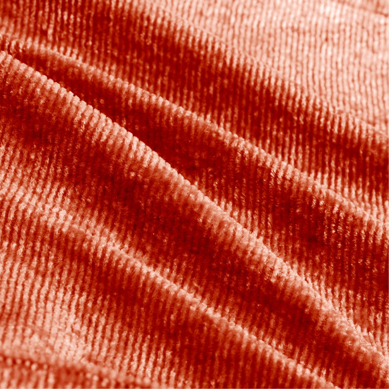 Canapé rembourré, canapé moelleux, canapé modulaire à 4 places, canapé moderne avec coussins décoratifs, Velours rouge, Red