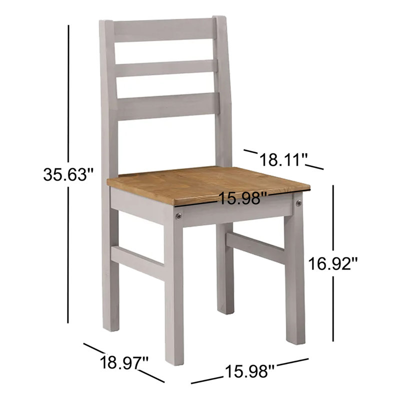 Chaise d'appoint Cortavious, Gris délavé