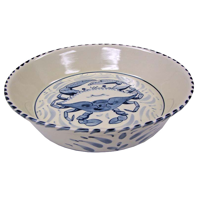 Plat à tarte / crabe bleu