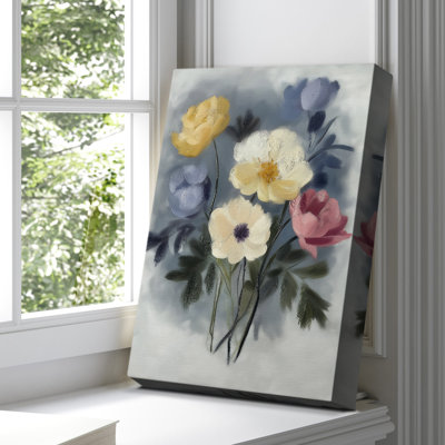 Toile tendue à motif floral CCVI Gallery - prête à être accrochée