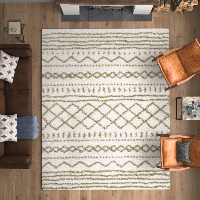 Develin Performance Chevron Rug, Runner 2'3" x 16', Ivory/Black