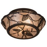 2 - Light Semi Flush Mount