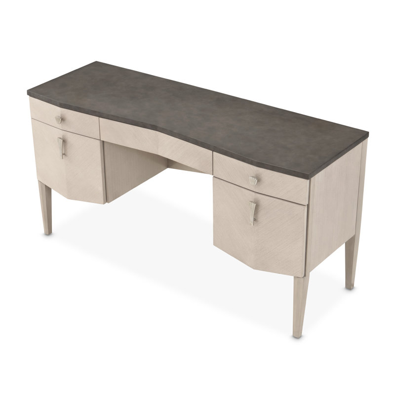 Fantosini Vanity With Mirror - Silver Mist