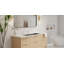 Lavabo de salle de bain encastrable en résine 39,4 po x 16,7 po Badeloft UB-05-XL-MBLK-138193098