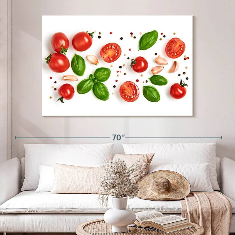 Yarlin Tomato Basil And Spices, 34" H x 51" W