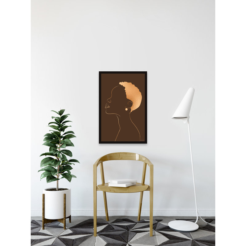 «Short Hair Don’T Care» par Marmont Hill - reproduction de cadre photo, H 36 po x l 24 po x P 1,5 po