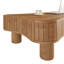 Table basse à plateau relevable avec rangement cannelé 42,5 po-145409333