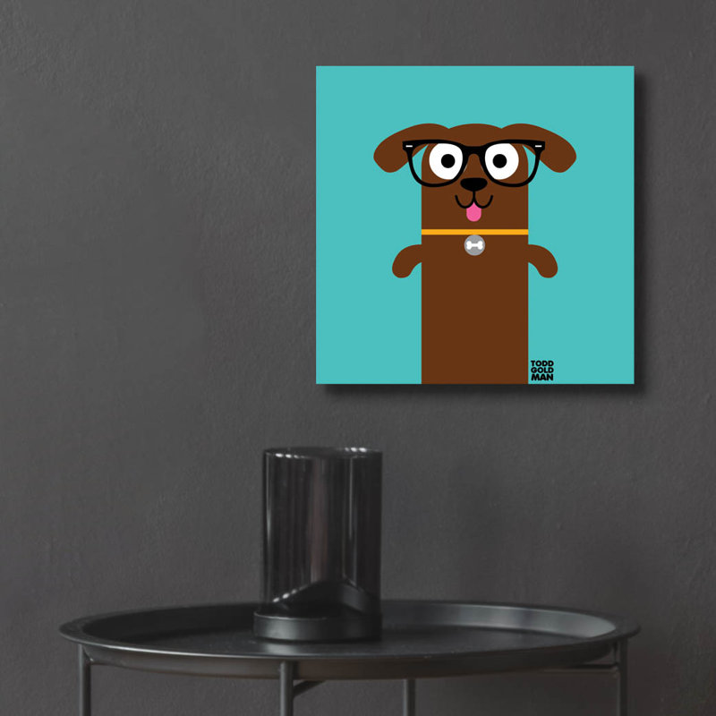 «Bow Wow Dachshund» par Todd Art, H 12 po x l 12 po