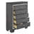 Eudora 38"W 5-Drawer Chest-580934632