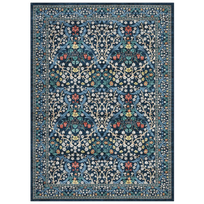 Rectangle Floral Area Rug