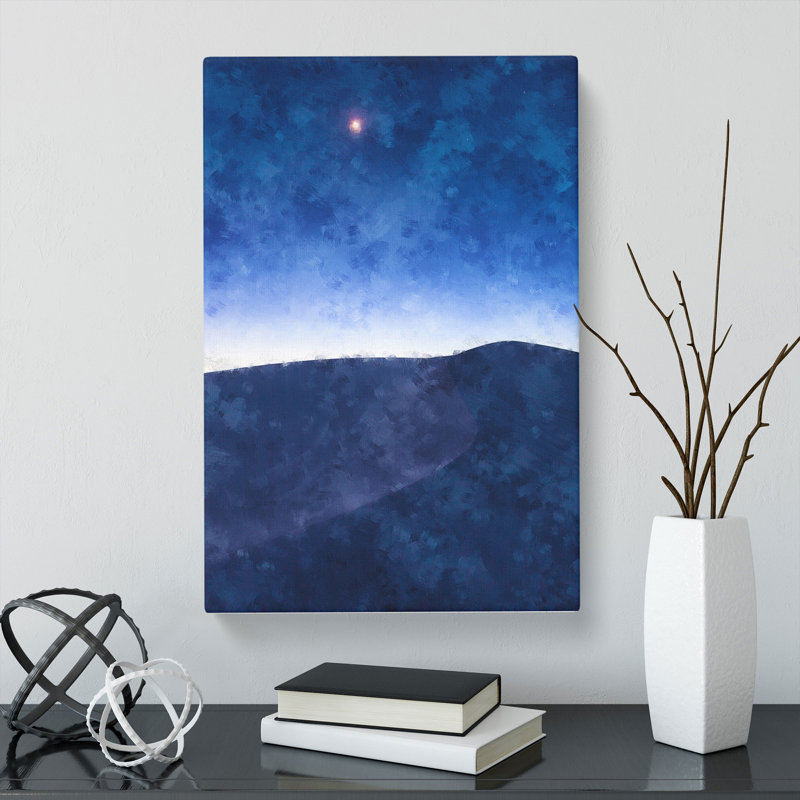 Sand Dunes At Night - Wrapped Canvas, 76cm H x 50cm W x 3cm D