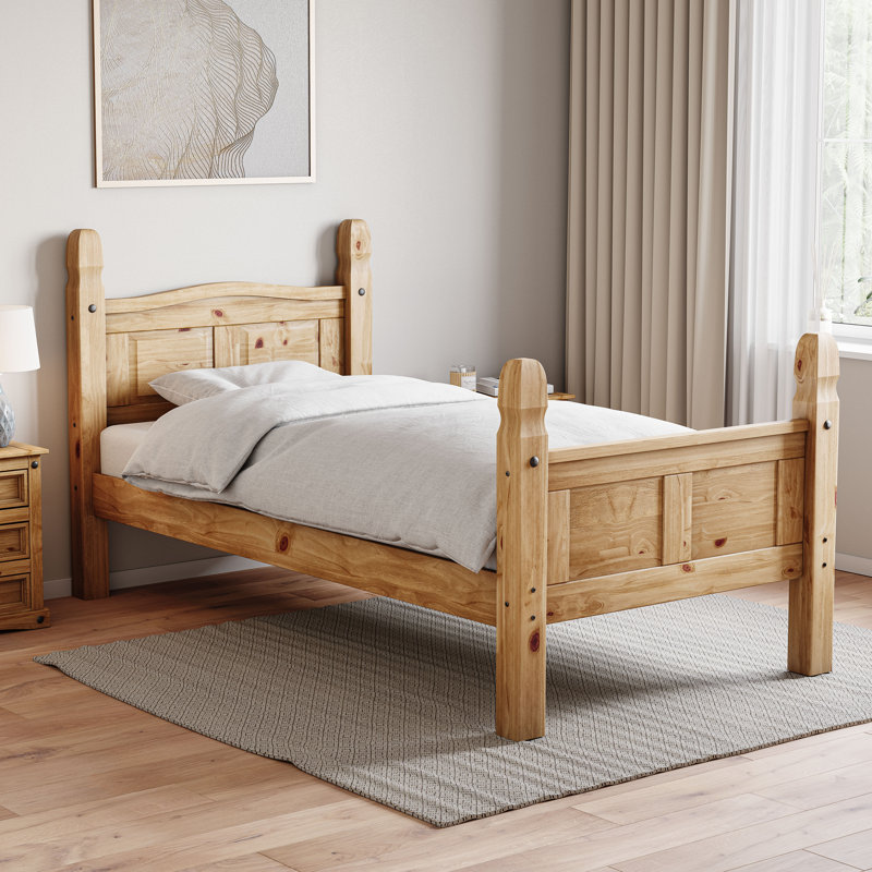 Dodson Solid Wood Bed, Single (3')