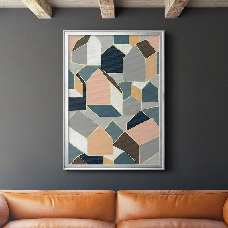 «Dream House II», reproduction encadrée de qualité supérieure - prête à être accrochée, H 24,5 po x l 18,5 po