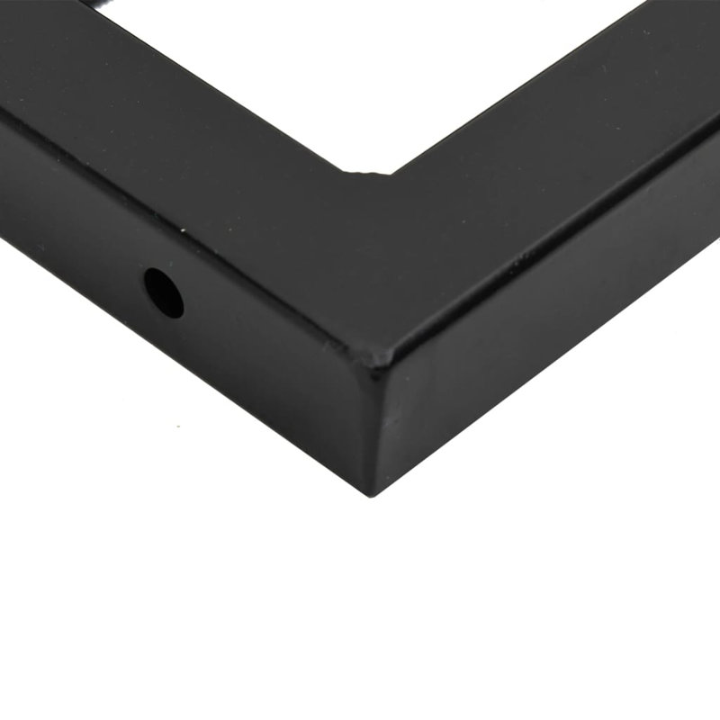 Arrol 80cm Solid Wood Bathroom Vanity Top, Oak/Black