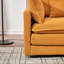 Canapé modulaire combiné, canapé Cloud confortable, canapé combiné de style repose-pieds, canapé en chenille, canapé à assise profonde avec coussins-870387584