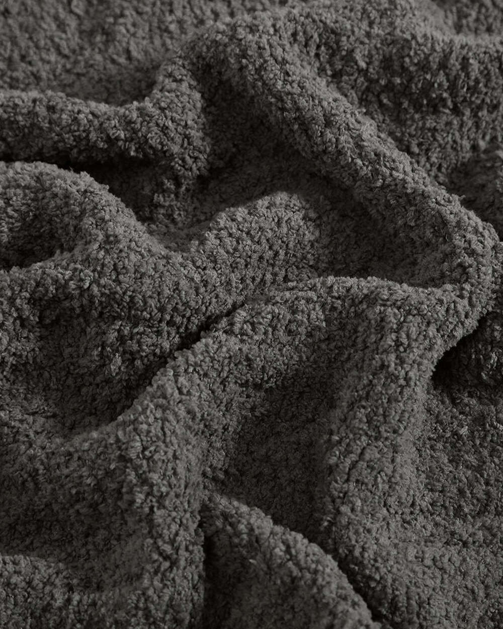 Snug Throw Blanket, King, Granite