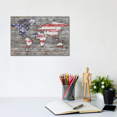 American World by Diego Tirigall - Wrapped Canvas Print