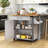 Clemmie 44 " W Kitchen Island-467420410