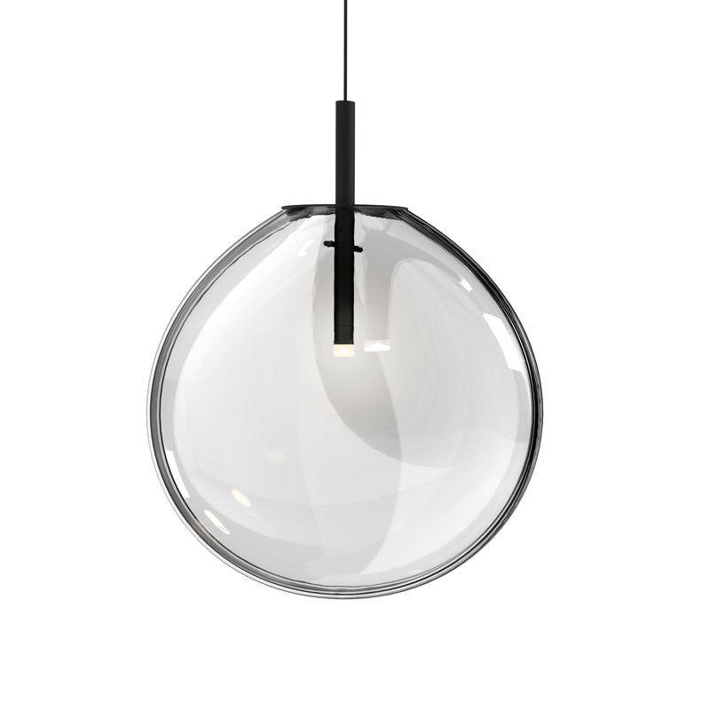 Cantina 1 - Light Pendant, Clear, 18.75" H x 15" W x 4.5" D