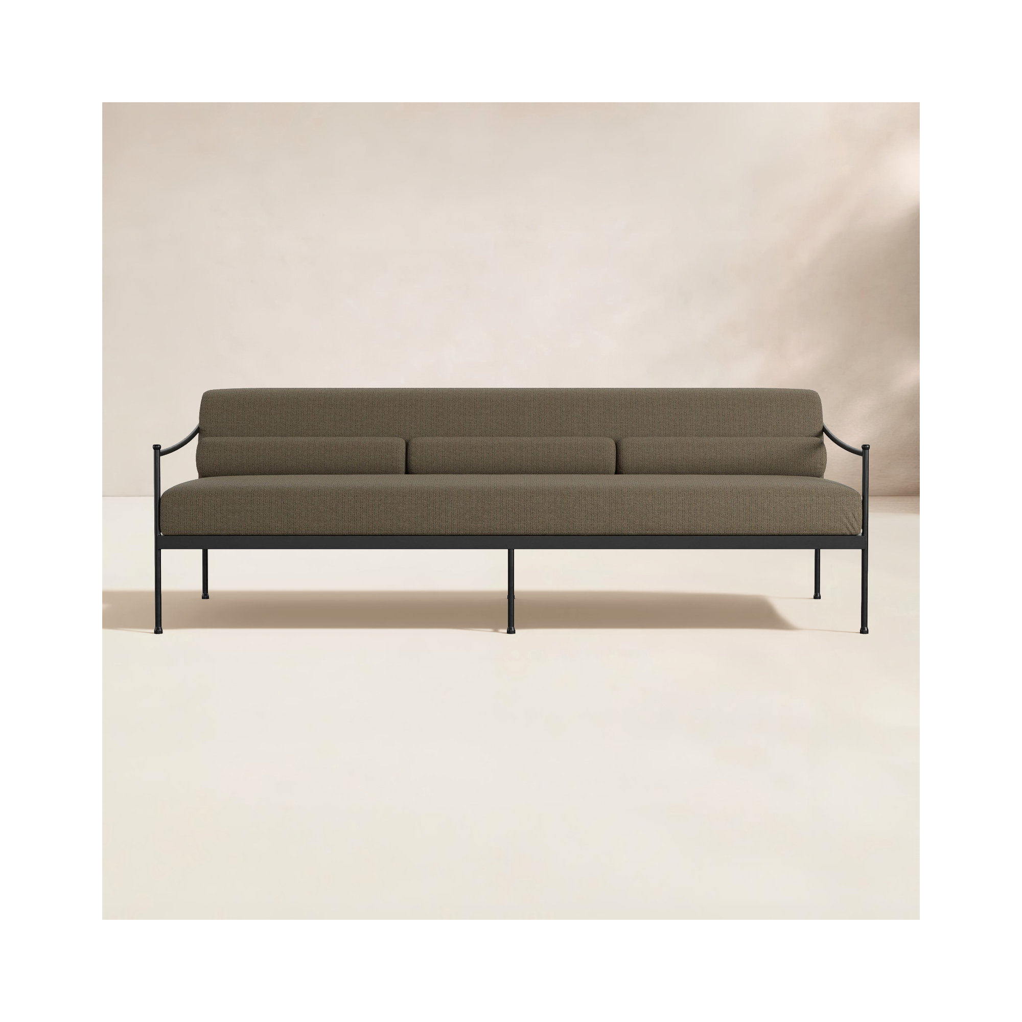 Letta 81" Outdoor Sofa, Ambro Stripe