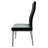 Faux Leather Upholstered Dining Chair with Stainless Steel Base-281860995-281860992