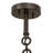 Moder Glass Semi Flush Mount