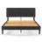 Roheel Upholstered Platform Bed with Diamond Channel Tufting-1809773953-1809773952