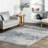 Rubio Striped Gray/Beige Area Rug-1711421725