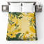 Couvre-lit matelassé jaune à motif floral toutes tailles-126684918