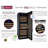 Allavino 24" Wide FlexCount II Tru-Vino 177 Bottle Single Zone Black Right Hinge Wine Refrigerator-48685492