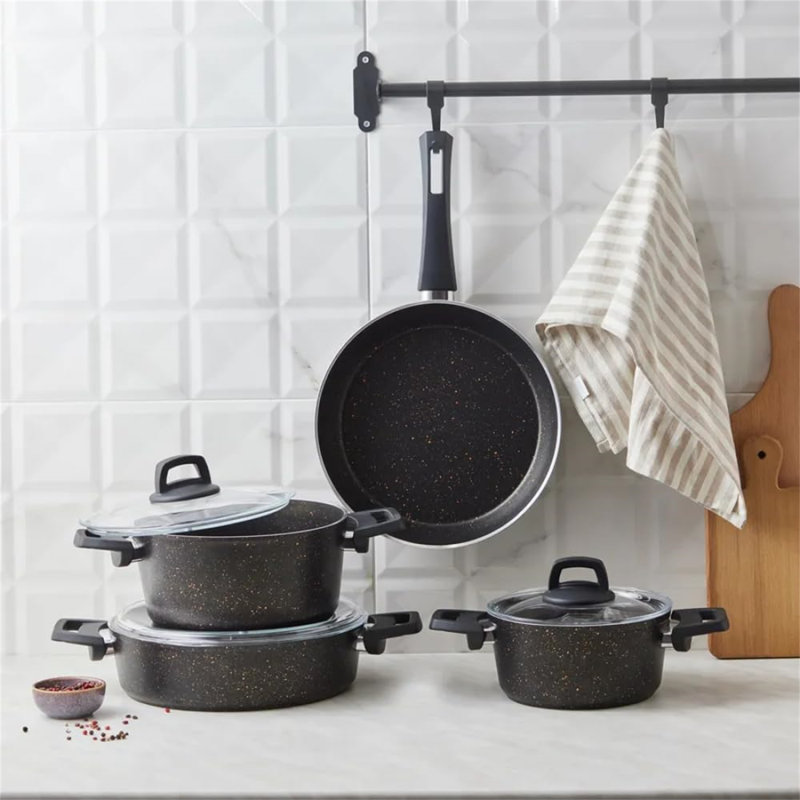 7 - Piece Stoneware Cookware Set