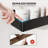 Nieifi 5-Piece No-Drill Wall-Mounted Plastic Storage Rack With Hooks Soap Holder, Toothpaste, Toothbrush, Shampoo Organizer Bathroom Accessories Shelf Kitchen Cabinet Storage Black-1304445787