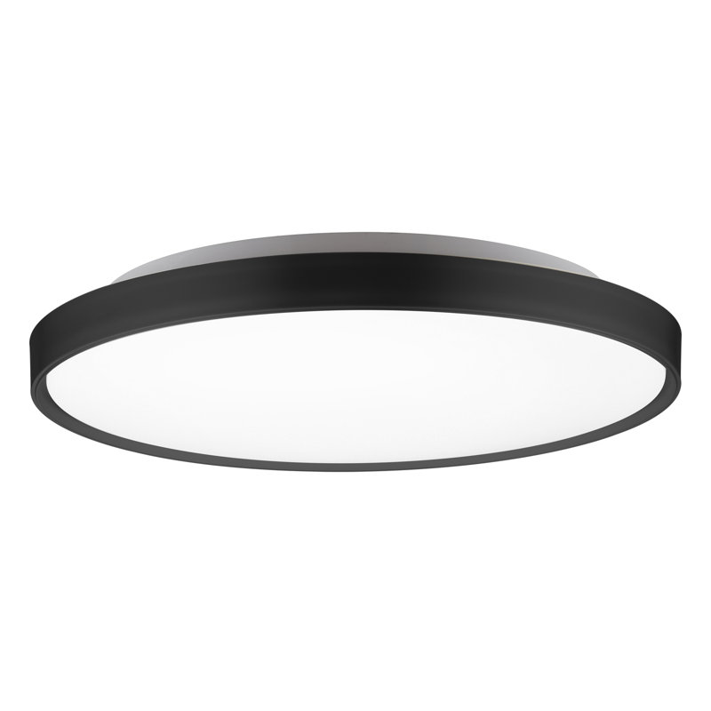 Brunswick 1 - Light LED Flush Mount, Black