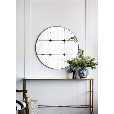Miroir mural 36 po en verre antique