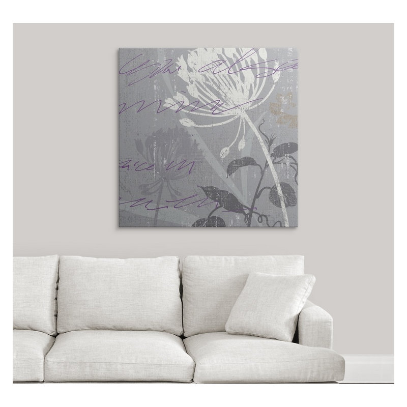 « gray ii » par lisa audit, impression Greenology, H 35 po x l 35 po x P 1,5 po, Toile