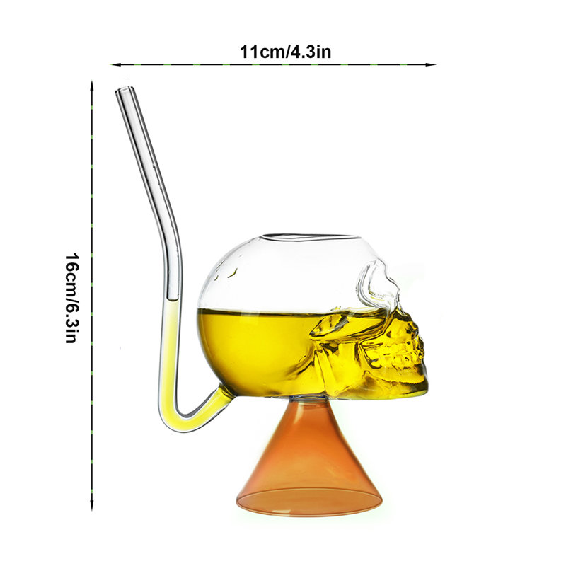 Verre à vin 10 oz. Cassity Vampire, Transparent / rouge