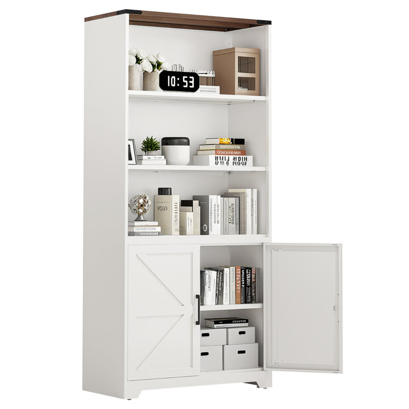 Armoire de rangement à 3 tablettes Barn, Blanc